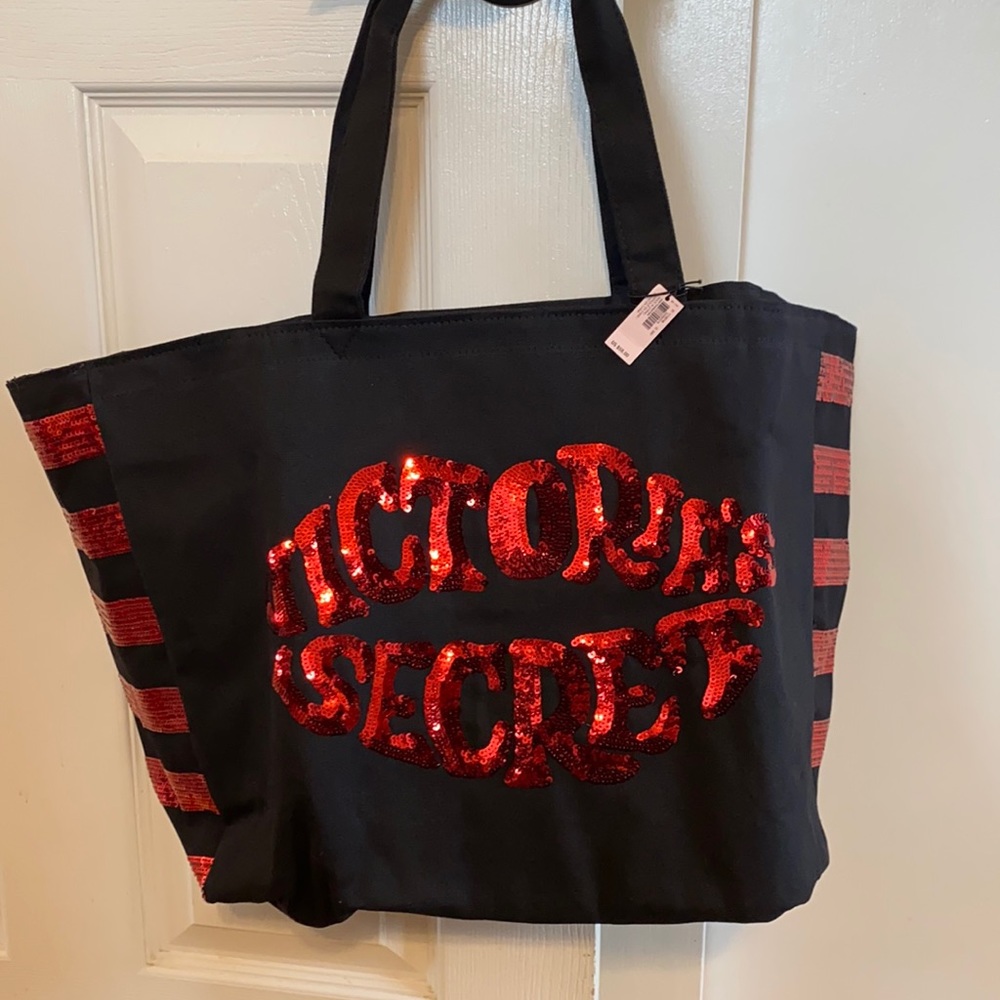Victoria’s Secret large tote bag with sequins